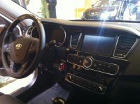 Первые снимки интерьера Kia Cadenza Первые снимки интерьера Kia Cadenza